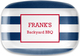 Navy Awning Stripe Melamine Platter Image 1 of 2